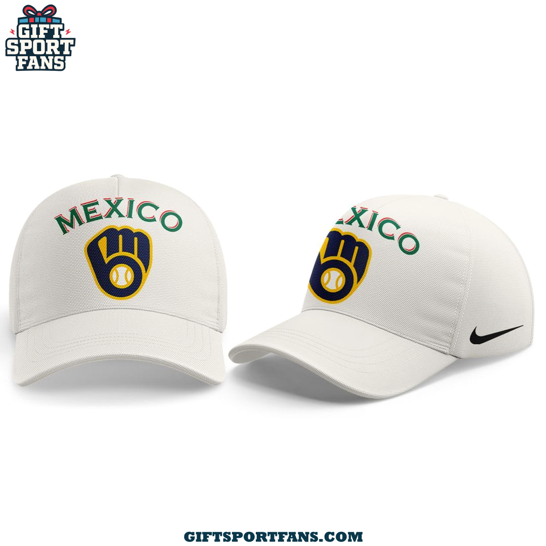 Milwaukee Brewers Mexican Heritage Night 2025 Custom Jersey Cap Milwaukee Brewers Mexican Heritage Night 2025 Custom Jersey Cap