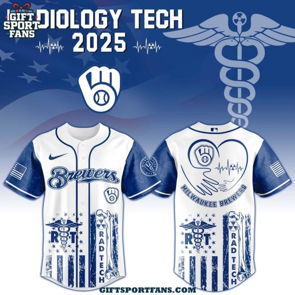 Milwaukee Brewers Radiology Tech Night 2025 For Fans Jersey