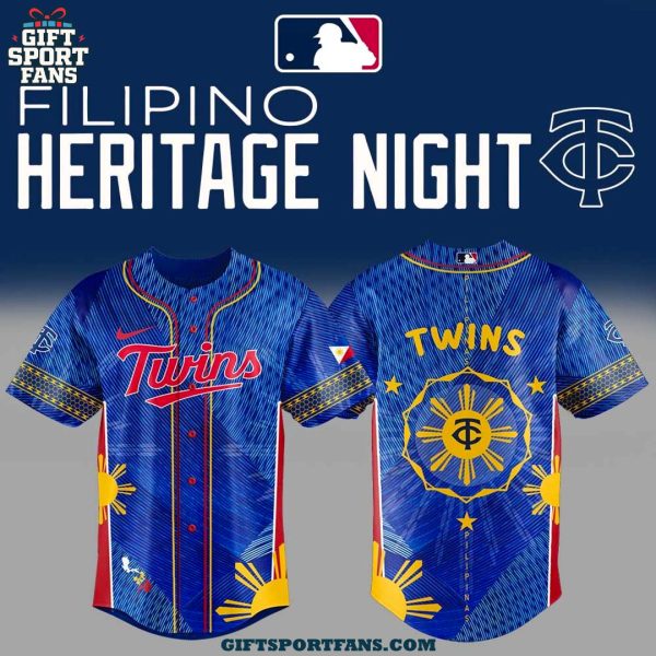 Minnesota Twins Filipino Heritage Night 2025 New Jersey Cap