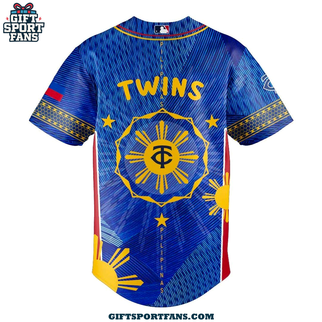Minnesota Twins Filipino Heritage Night 2025 New Jersey Cap Minnesota Twins Filipino Heritage Night 2025 New Jersey Cap