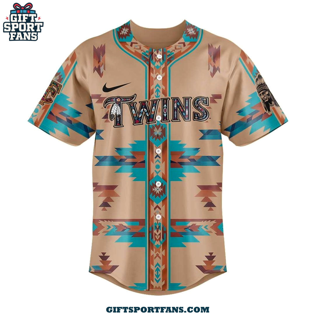 Minnesota Twins Native American Heritage 2025 Jersey Cap Minnesota Twins Native American Heritage 2025 Jersey Cap