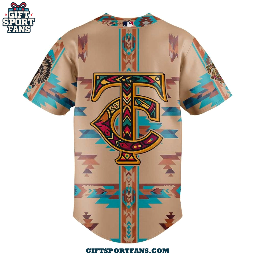 Minnesota Twins Native American Heritage 2025 Jersey Cap Minnesota Twins Native American Heritage 2025 Jersey Cap
