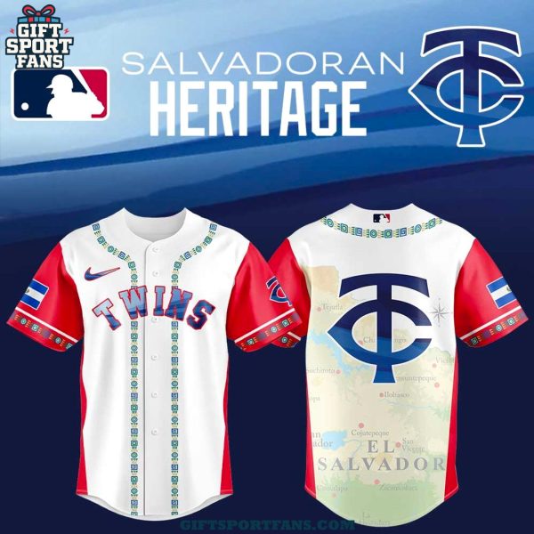 Minnesota Twins Salvadoran Heritage Night 2025 Special Jersey Cap