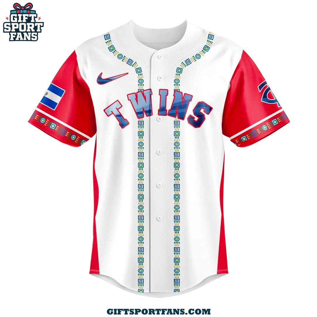 Minnesota Twins Salvadoran Heritage Night 2025 Special Jersey Cap Minnesota Twins Salvadoran Heritage Night 2025 Special Jersey Cap