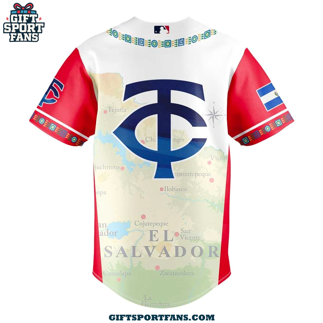 Minnesota Twins Salvadoran Heritage Night 2025 Special Jersey Cap Minnesota Twins Salvadoran Heritage Night 2025 Special Jersey Cap