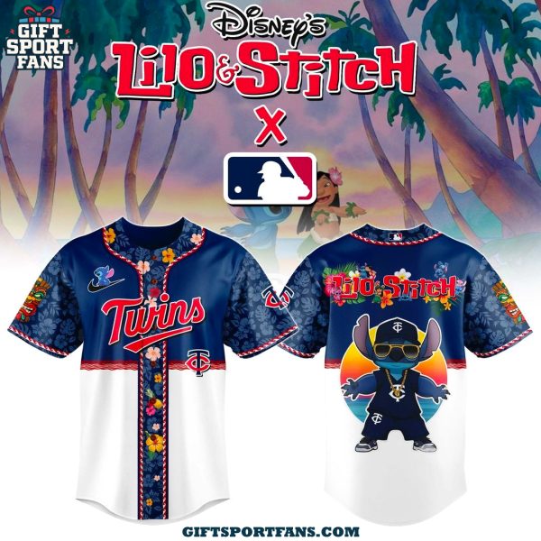 Minnesota Twins x Lilo & Stitch 2025 Beach Jersey