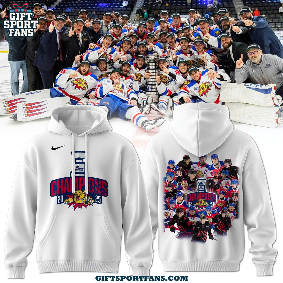 Moncton Wildcats Champions 2025 For Fans Hoodie Moncton Wildcats Champions 2025 For Fans Hoodie