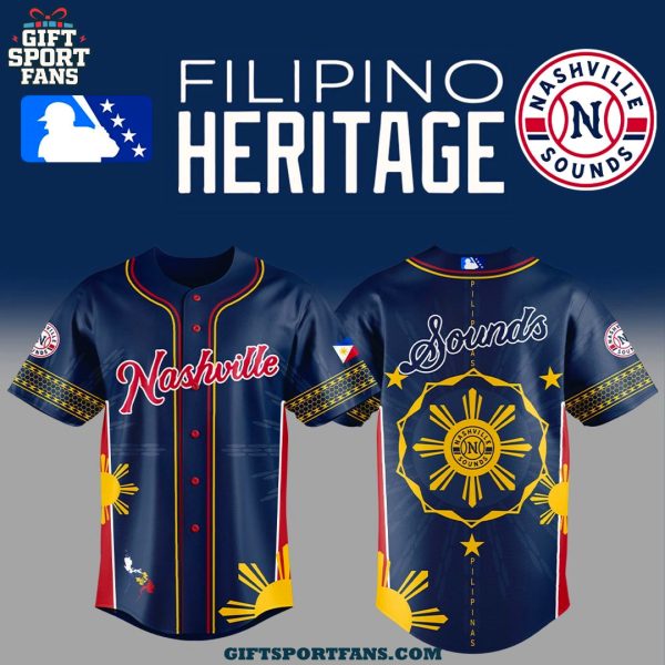Nashville Sounds Filipino Heritage Night 2025 Limited Jersey
