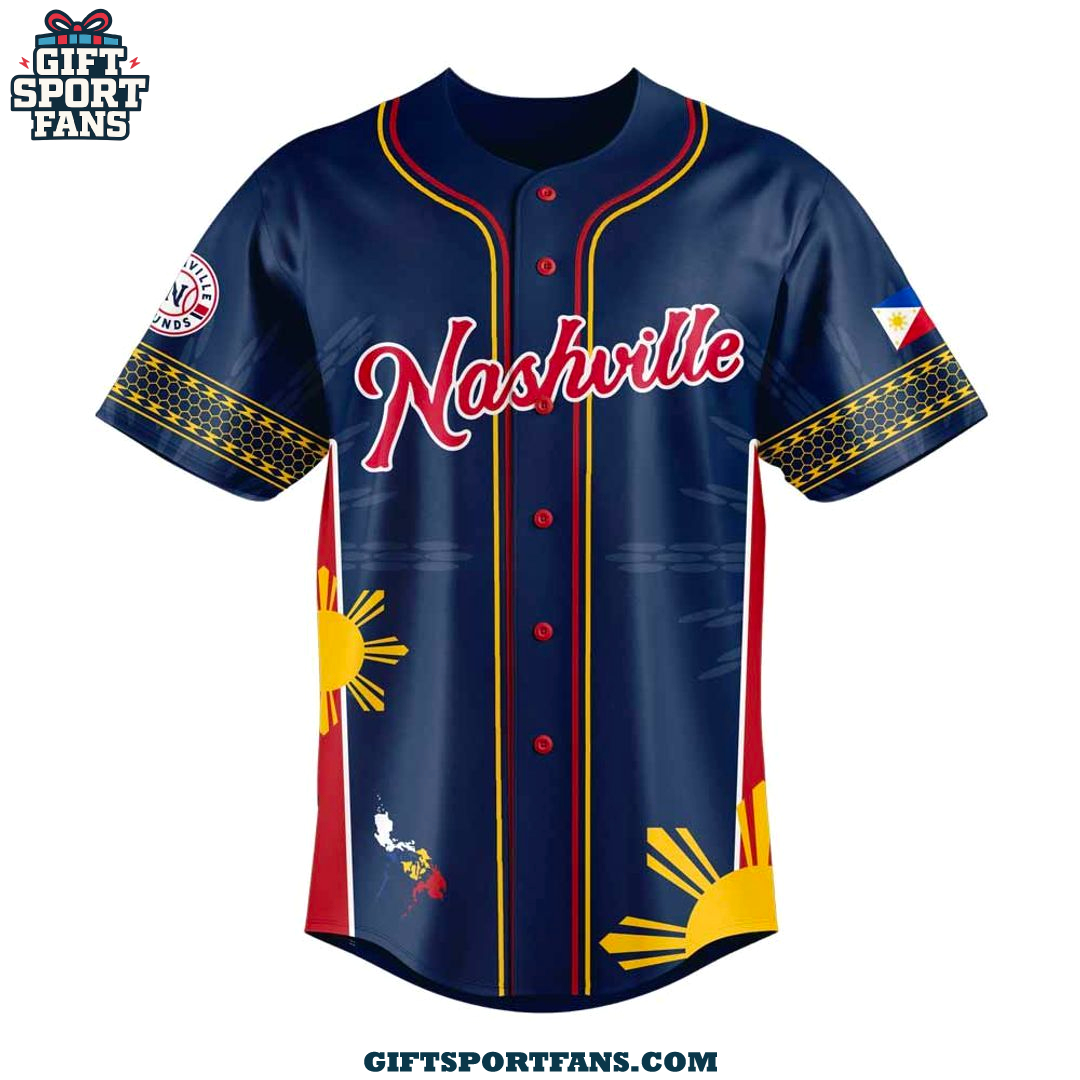 Nashville Sounds Filipino Heritage Night 2025 Limited Jersey Nashville Sounds Filipino Heritage Night 2025 Limited Jersey