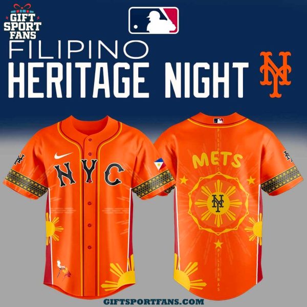 New York Mets Filipino Heritage Night 2025 New Jersey Cap