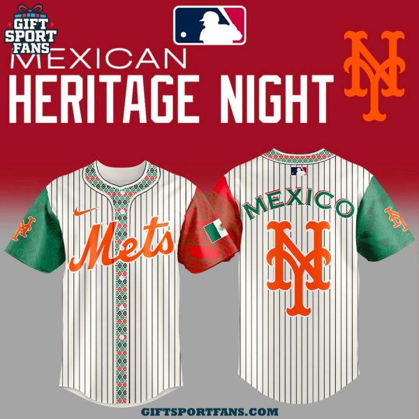 New York Mets Mexican Heritage Night 2025 Limited Edition Jersey