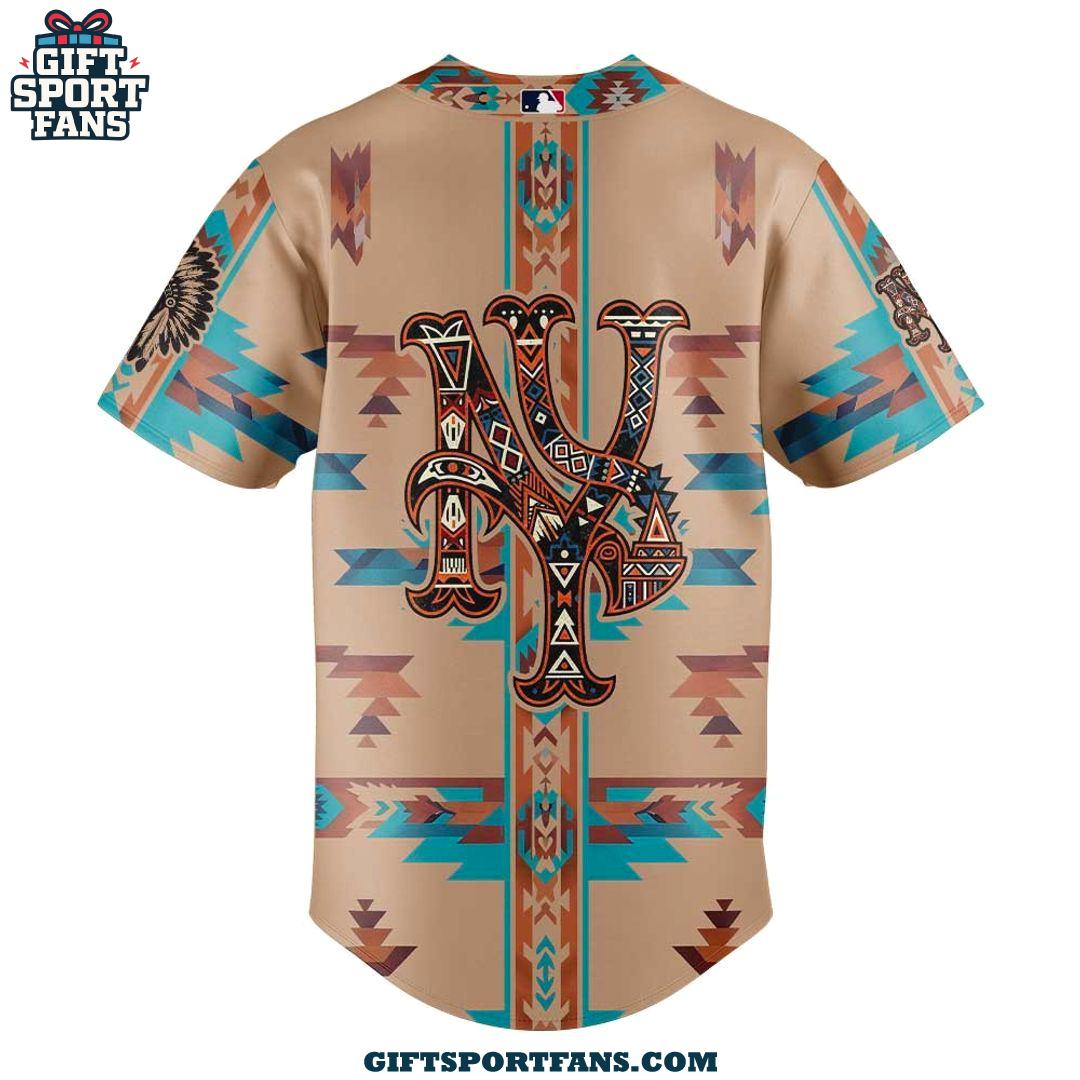 New York Mets Native American Heritage 2025 Jersey Cap New York Mets Native American Heritage 2025 Jersey Cap