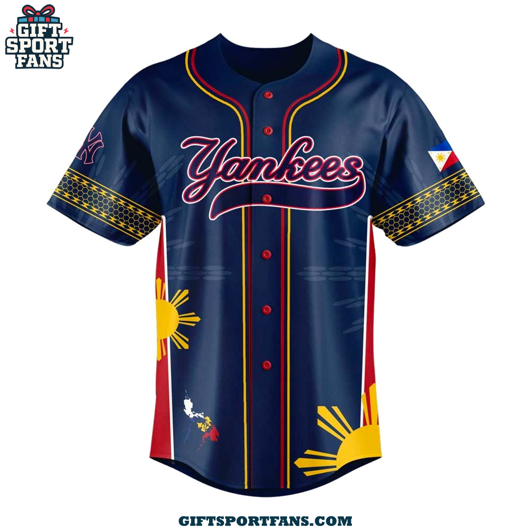 New York Yankees Filipino Heritage Night 2025 New Jersey Cap New York Yankees Filipino Heritage Night 2025 New Jersey Cap