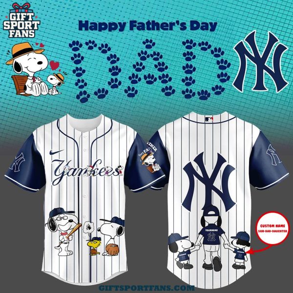 New York Yankees Happy Father Day 2025 Jersey Cap