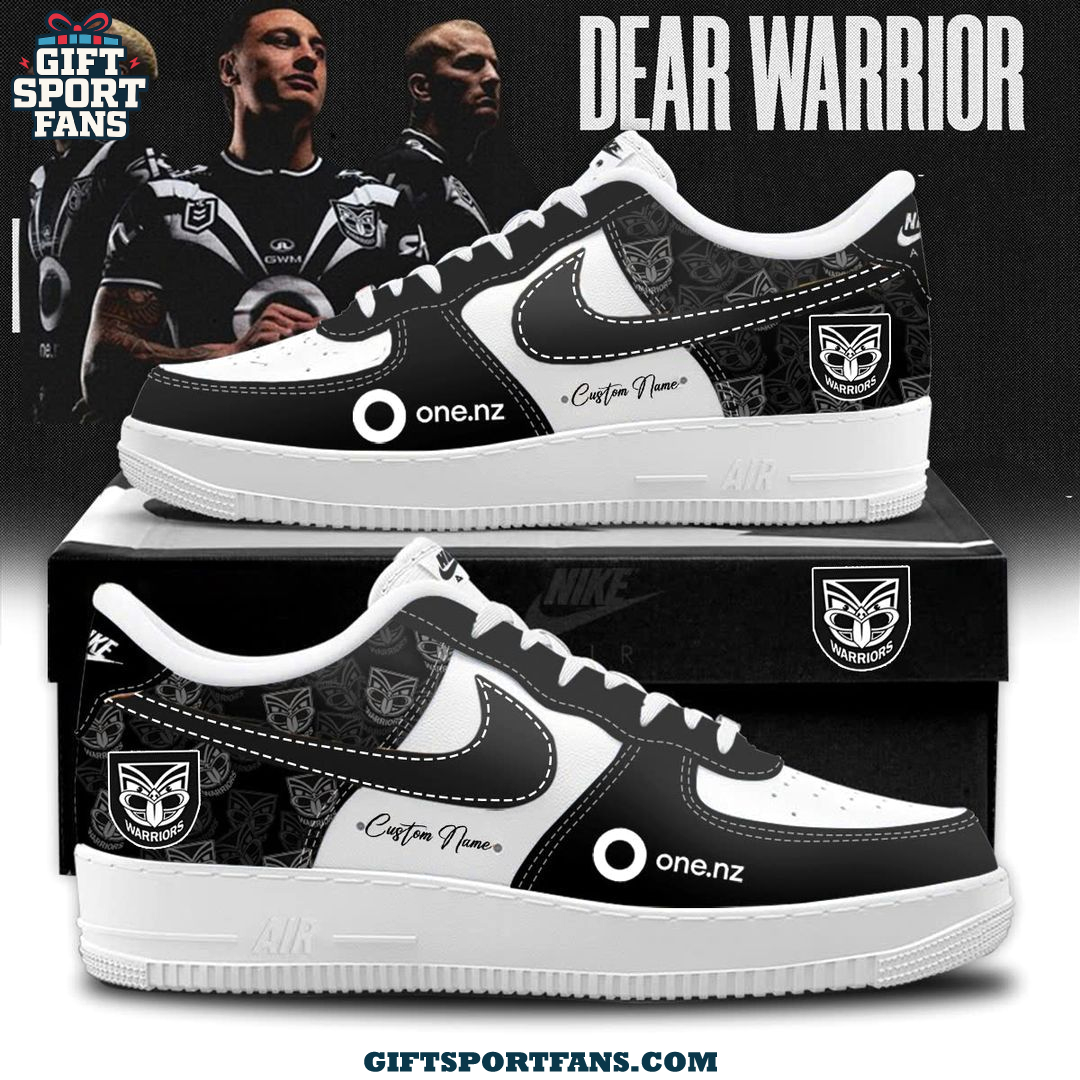 New Zealand Warriors Dear Warriors 2025 Air Force 1 New Zealand Warriors Dear Warriors 2025 Air Force 1