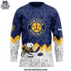 Norfolk Admirals Anniversary Of Peanuts 2025 Hockey Jersey 2