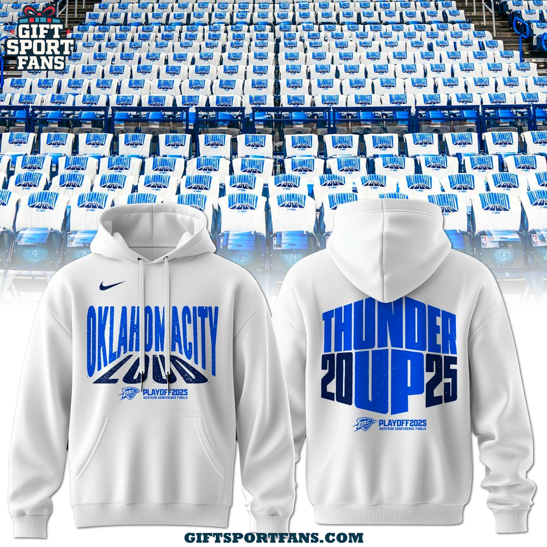 Oklahoma City Loud Playoff 2025 Hoodie Oklahoma City Loud Playoff 2025 Hoodie