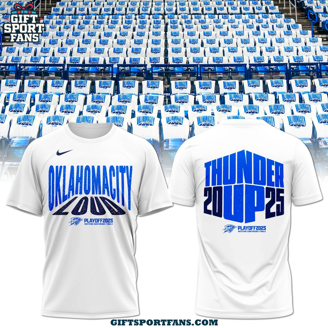 Oklahoma City Loud Playoff 2025 Hoodie Oklahoma City Loud Playoff 2025 Hoodie