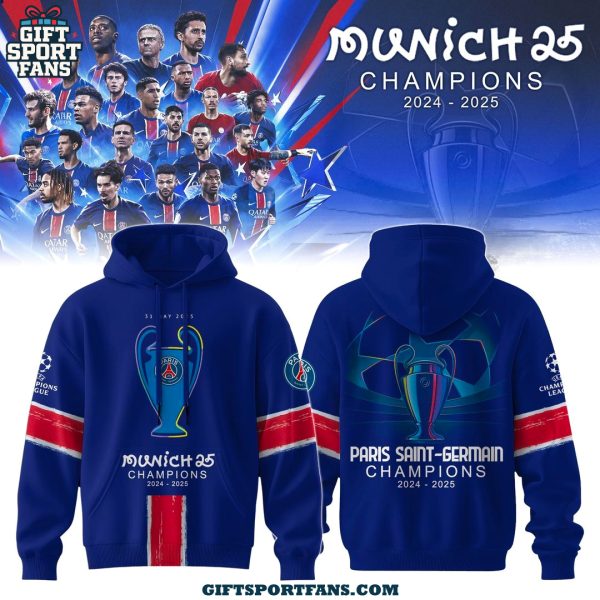 Paris Saint 2025 Champions League Special Hoodie
