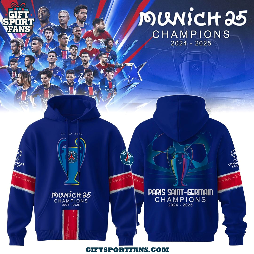 Paris Saint 2025 Champions League Special Hoodie Paris Saint 2025 Champions League Special Hoodie