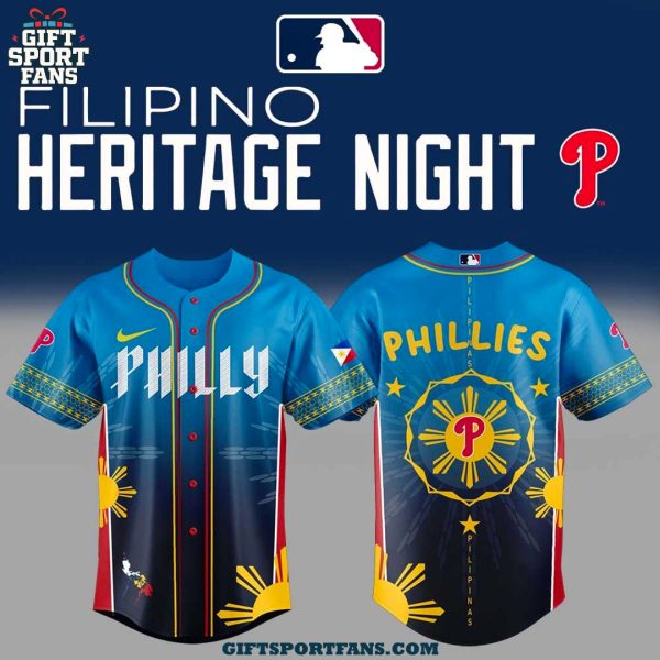 Philadelphia Phillies Filipino Heritage Night 2025 New Jersey Cap