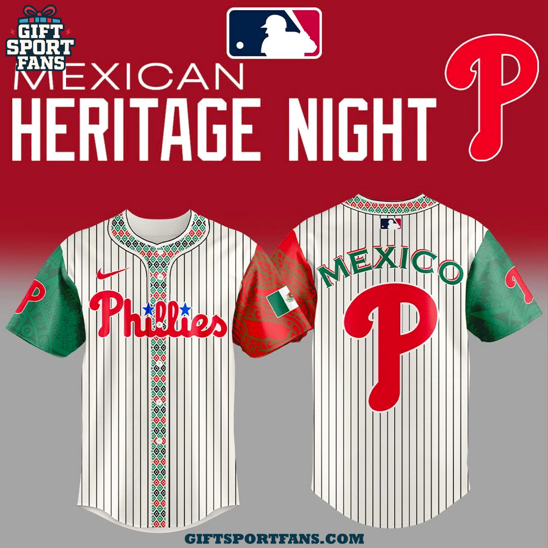 Philadelphia Phillies MLB x Mexican Heritage Night 2025 Jersey Philadelphia Phillies MLB x Mexican Heritage Night 2025 Jersey