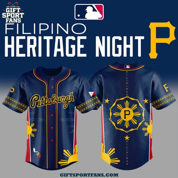 Pittsburgh Pirates Filipino Heritage Night 2025 New Jersey Cap