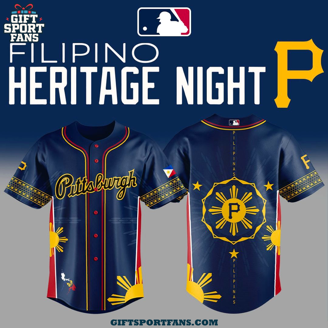 Pittsburgh Pirates Filipino Heritage Night 2025 New Jersey Cap Pittsburgh Pirates Filipino Heritage Night 2025 New Jersey Cap