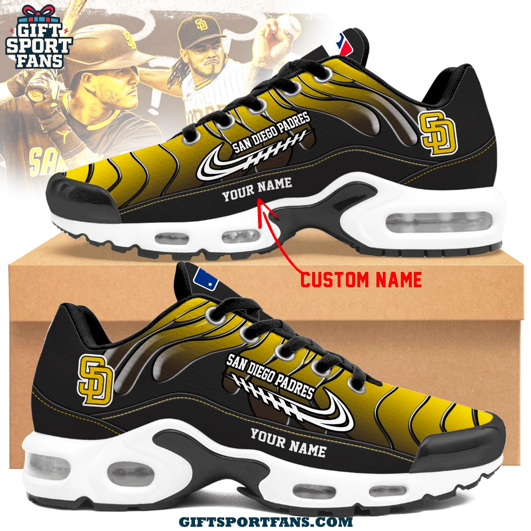 San Diego Padres 2025 Special Air Max Shoes San Diego Padres 2025 Special Air Max Shoes