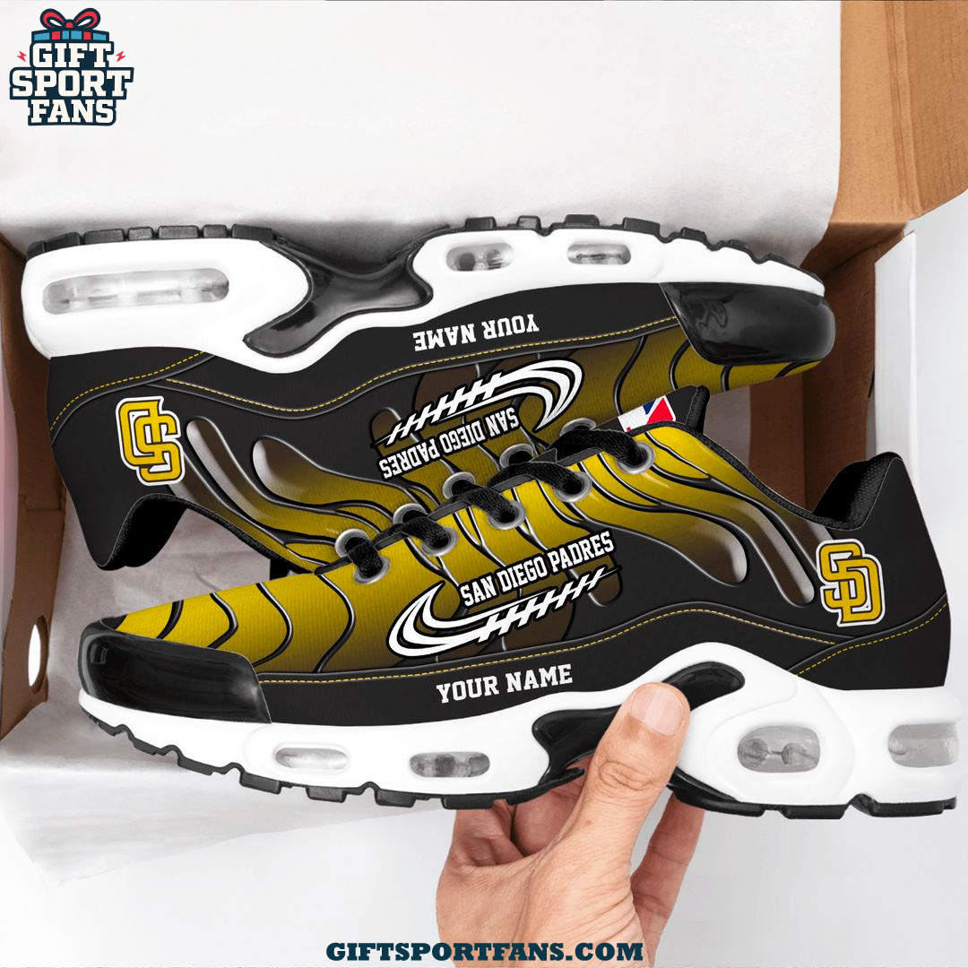 San Diego Padres 2025 Special Air Max Shoes San Diego Padres 2025 Special Air Max Shoes
