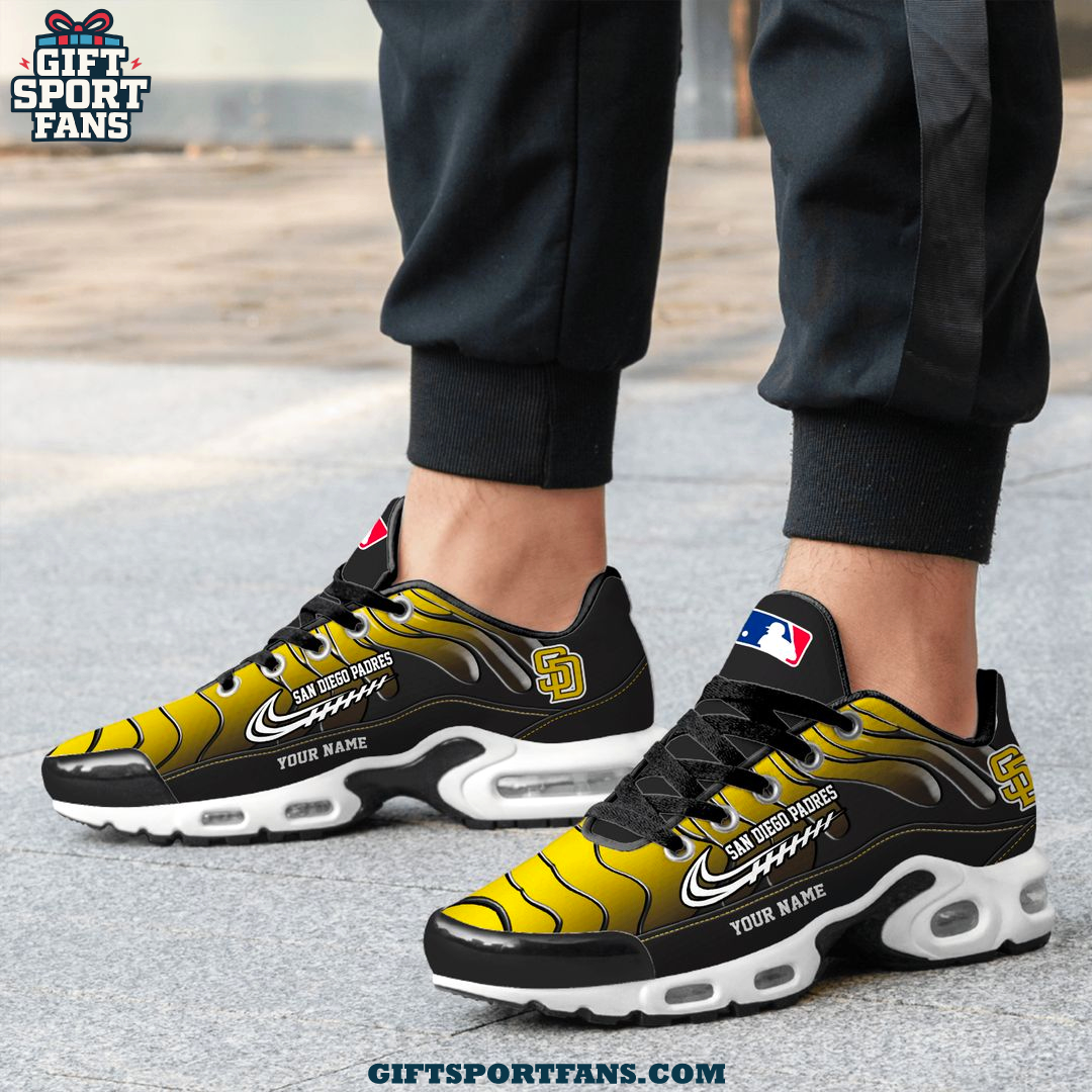 San Diego Padres 2025 Special Air Max Shoes San Diego Padres 2025 Special Air Max Shoes