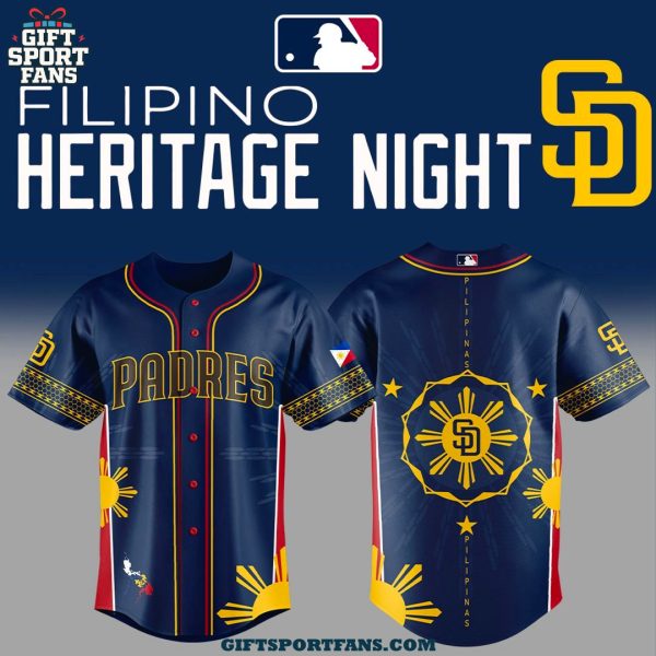 San Diego Padres Filipino Heritage Night 2025 New Jersey Cap