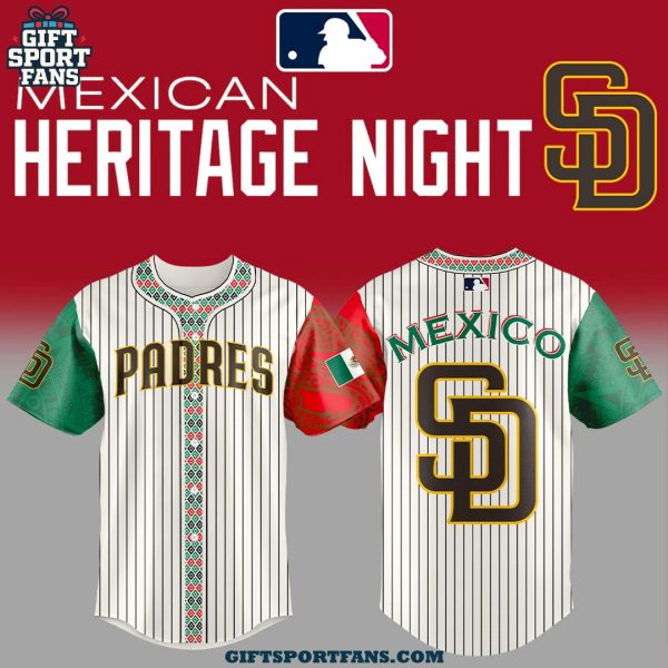 San Diego Padres Mexican Heritage Night 2025 Jersey
