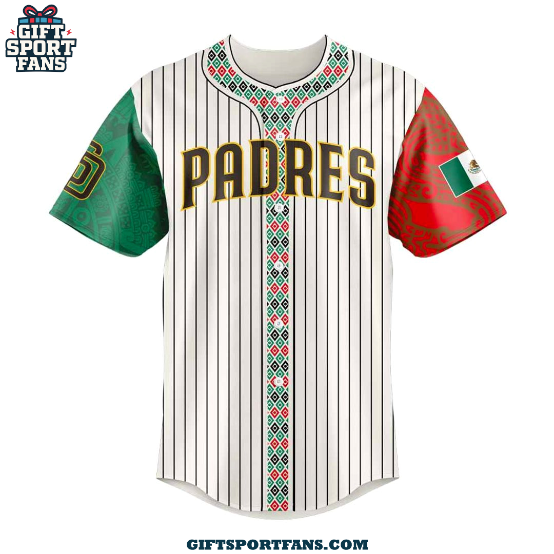 San Diego Padres Mexican Heritage Night 2025 Jersey San Diego Padres Mexican Heritage Night 2025 Jersey