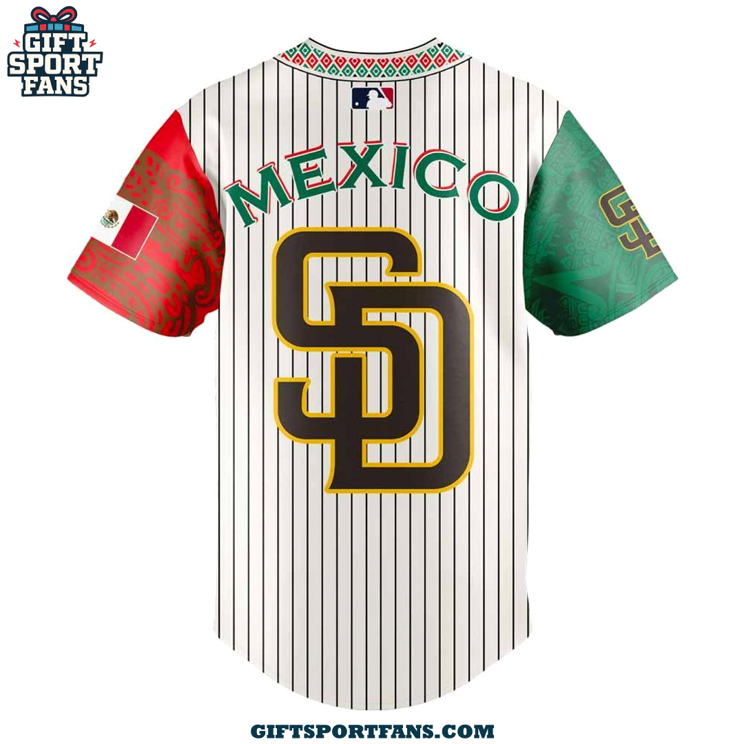 San Diego Padres Mexican Heritage Night 2025 Jersey San Diego Padres Mexican Heritage Night 2025 Jersey