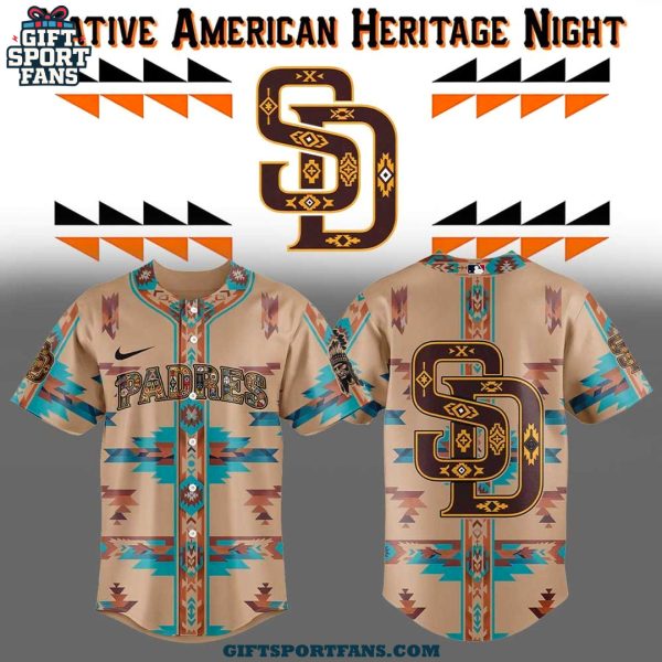 San Diego Padres Native American Heritage 2025 Jersey Cap