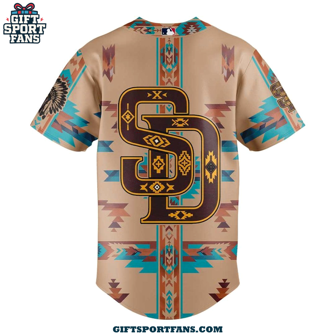 San Diego Padres Native American Heritage 2025 Jersey Cap San Diego Padres Native American Heritage 2025 Jersey Cap
