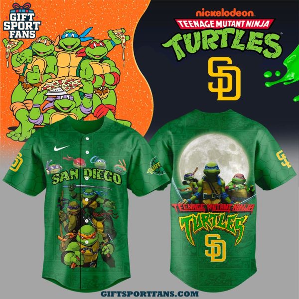 San Diego Padres Ninja Turtles 2025 New Jersey Cap