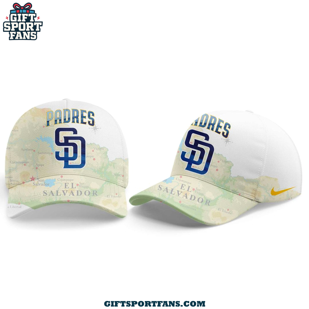 San Diego Padres Salvadoran Heritage Night 2025 New Jersey Cap San Diego Padres Salvadoran Heritage Night 2025 New Jersey Cap