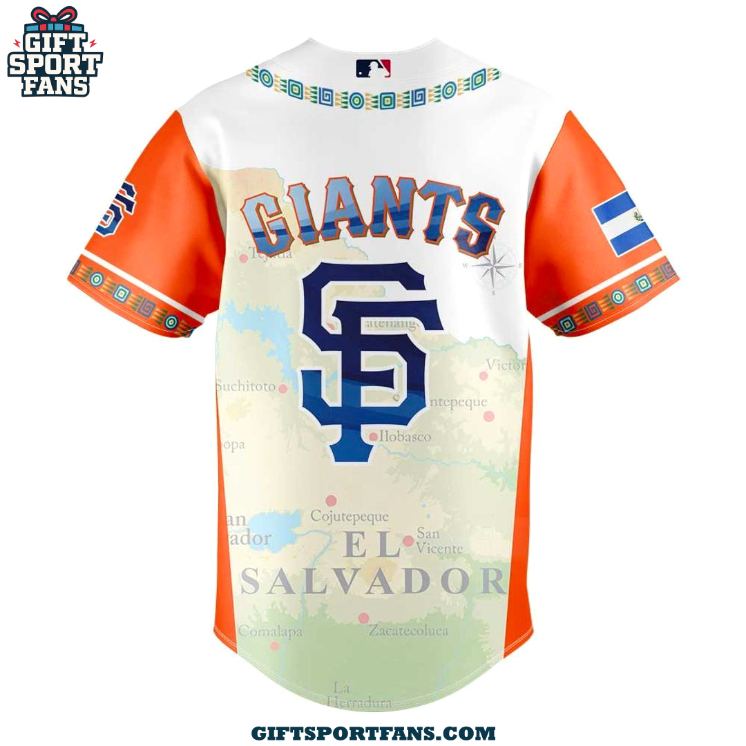 San Francisco Giants Salvadoran Heritage Night 2025 New Jersey Cap San Francisco Giants Salvadoran Heritage Night 2025 New Jersey Cap