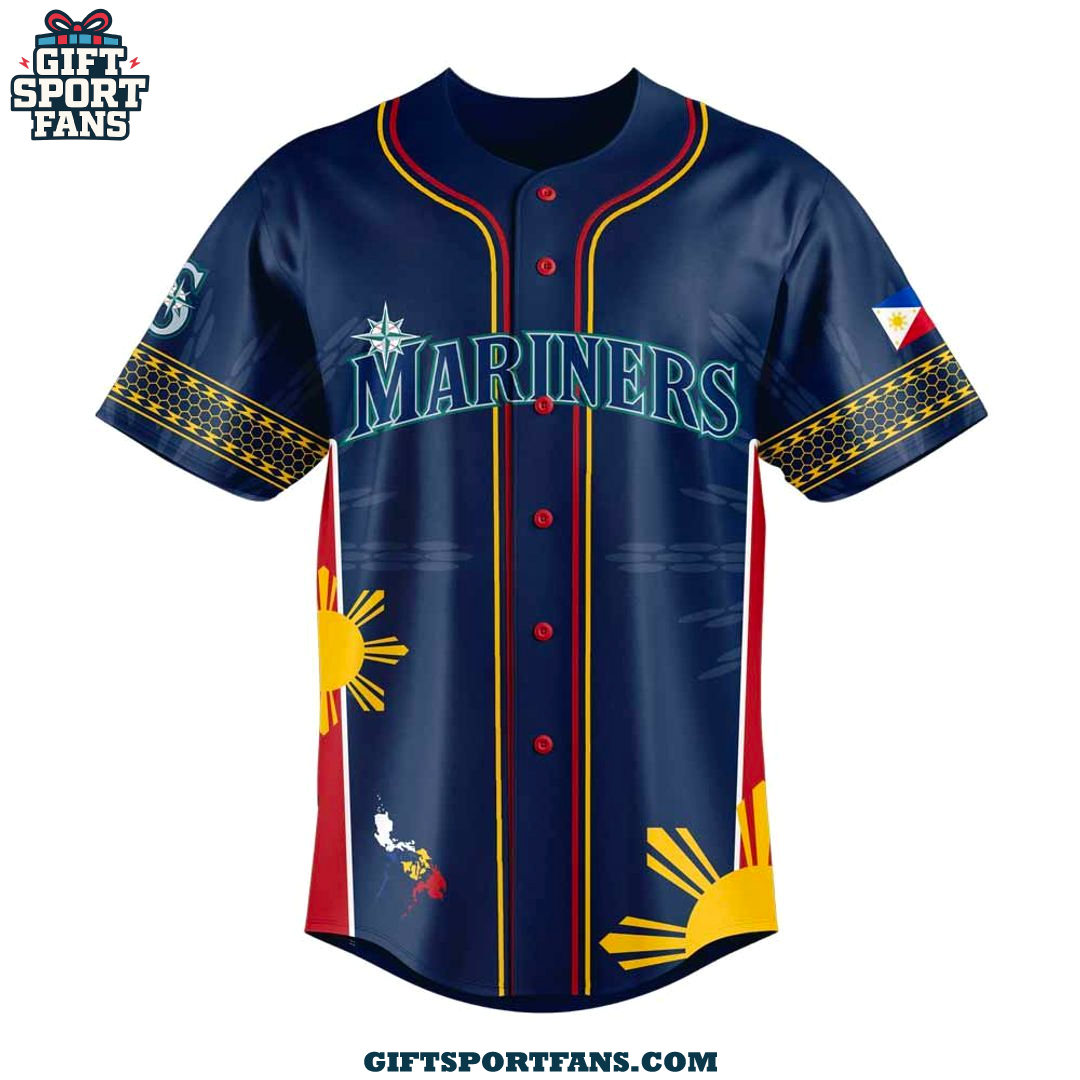 Seattle Mariners Filipino Heritage Night 2025 New Jersey Cap Seattle Mariners Filipino Heritage Night 2025 New Jersey Cap