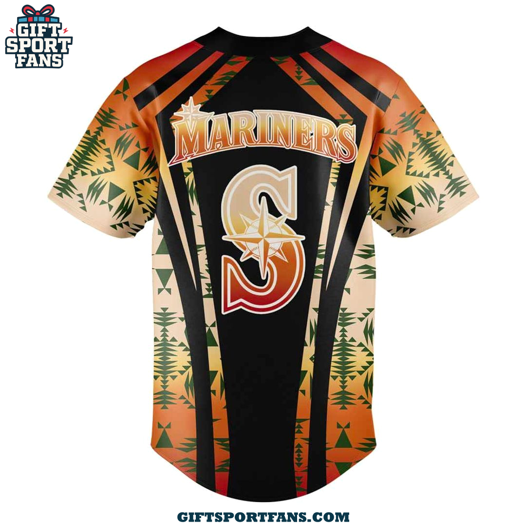 Seattle Mariners Native American Heritage Night 2025 Special Jersey Cap Seattle Mariners Native American Heritage Night 2025 Special Jersey Cap