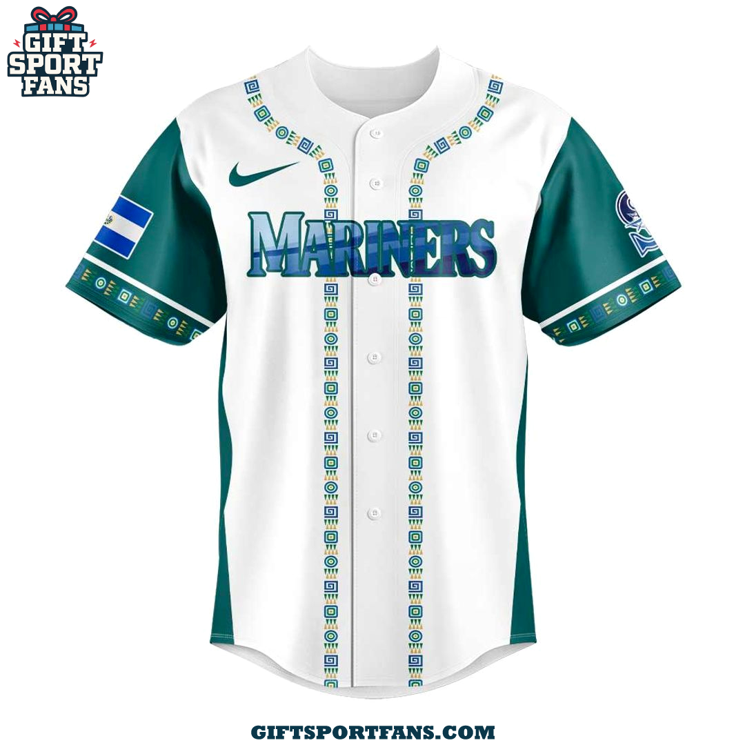 Seattle Mariners Salvadoran Heritage Night 2025 New Jersey Cap Seattle Mariners Salvadoran Heritage Night 2025 New Jersey Cap