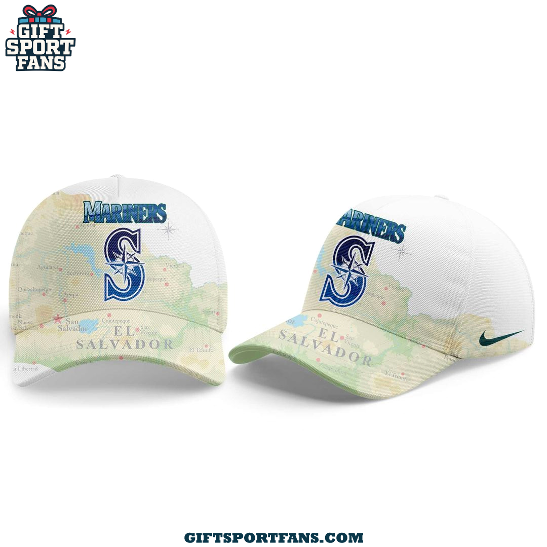 Seattle Mariners Salvadoran Heritage Night 2025 New Jersey Cap Seattle Mariners Salvadoran Heritage Night 2025 New Jersey Cap