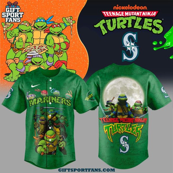 Seattle Mariners Teenage Mutant Ninja Turtles Premium Edition 2025 Jersey Cap