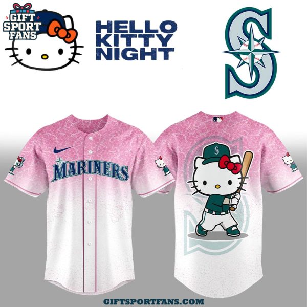Seattle Mariners x Hello Kitty 2025 Pink Jersey