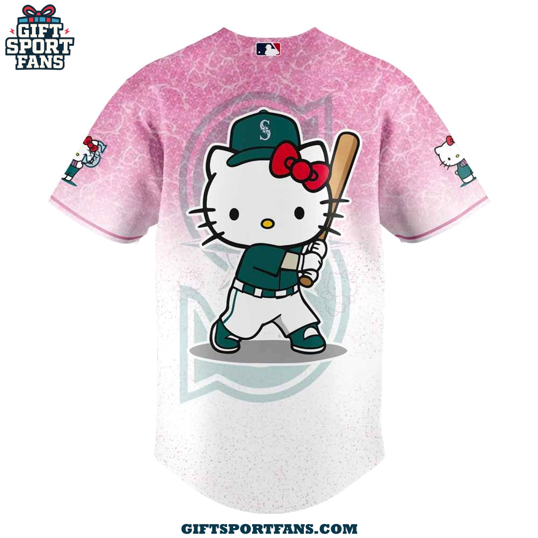 Seattle Mariners x Hello Kitty 2025 Pink Jersey Seattle Mariners x Hello Kitty 2025 Pink Jersey