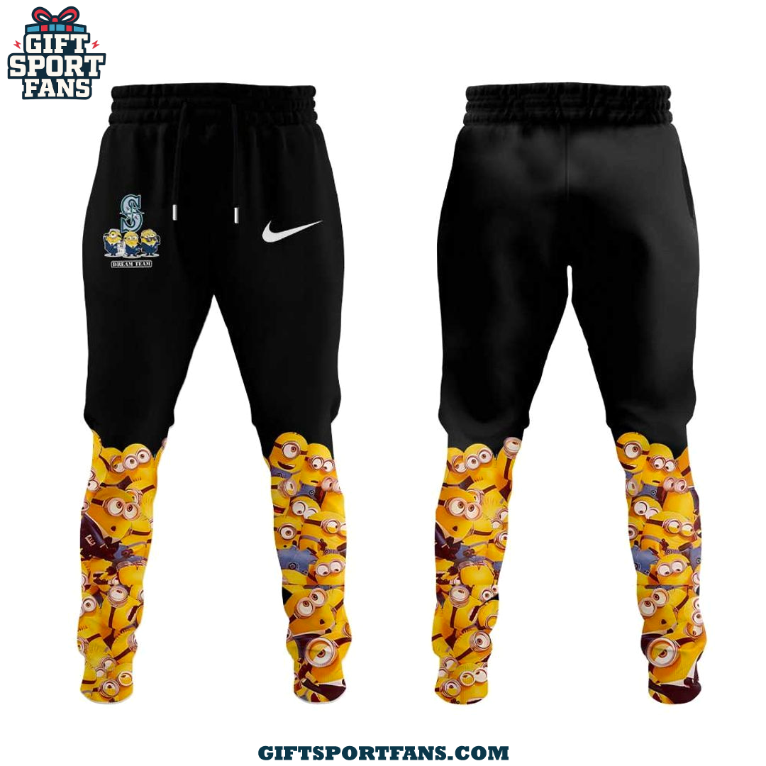 Seattle Mariners x Minions Dream Team 2025 Jersey Cap Seattle Mariners x Minions Dream Team 2025 Jersey Cap
