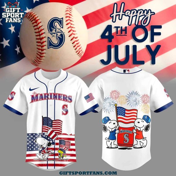 Seattle Mariners x Snoopy 4th Off July 2025 New Jersey Cap