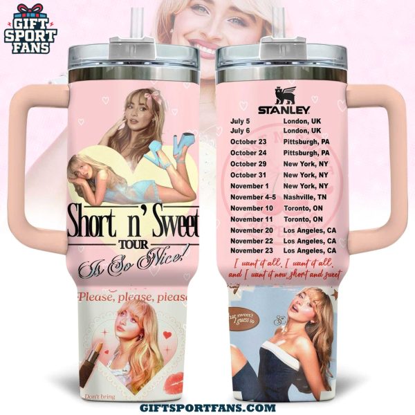 Short n’ Sweet Tour 2025 Special Tumbler